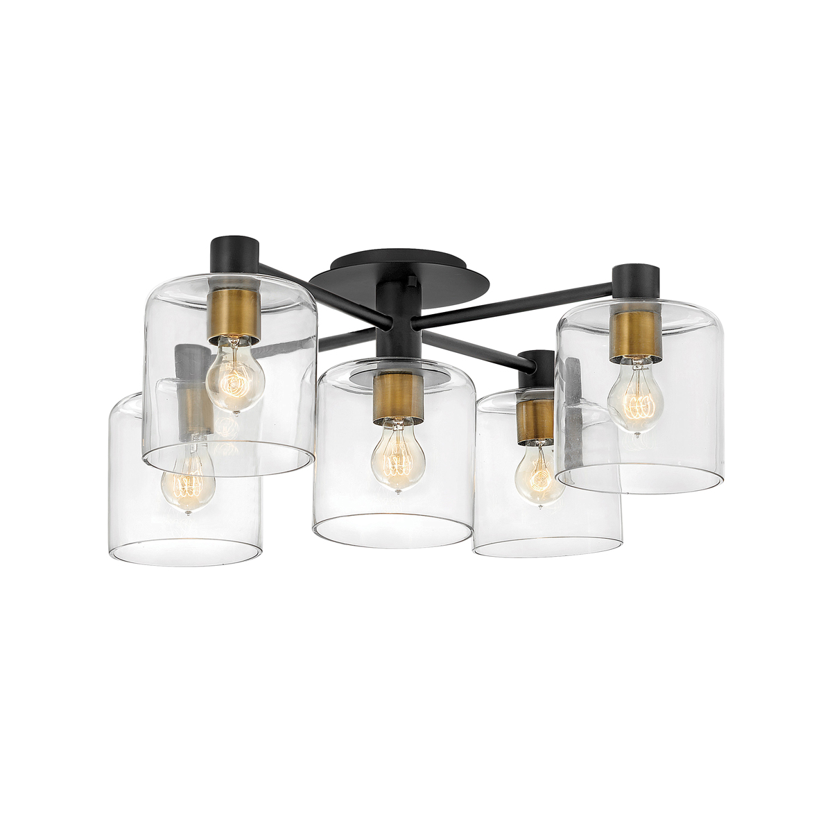 Потолочная люстра Hinkley QN-AXEL5-BK