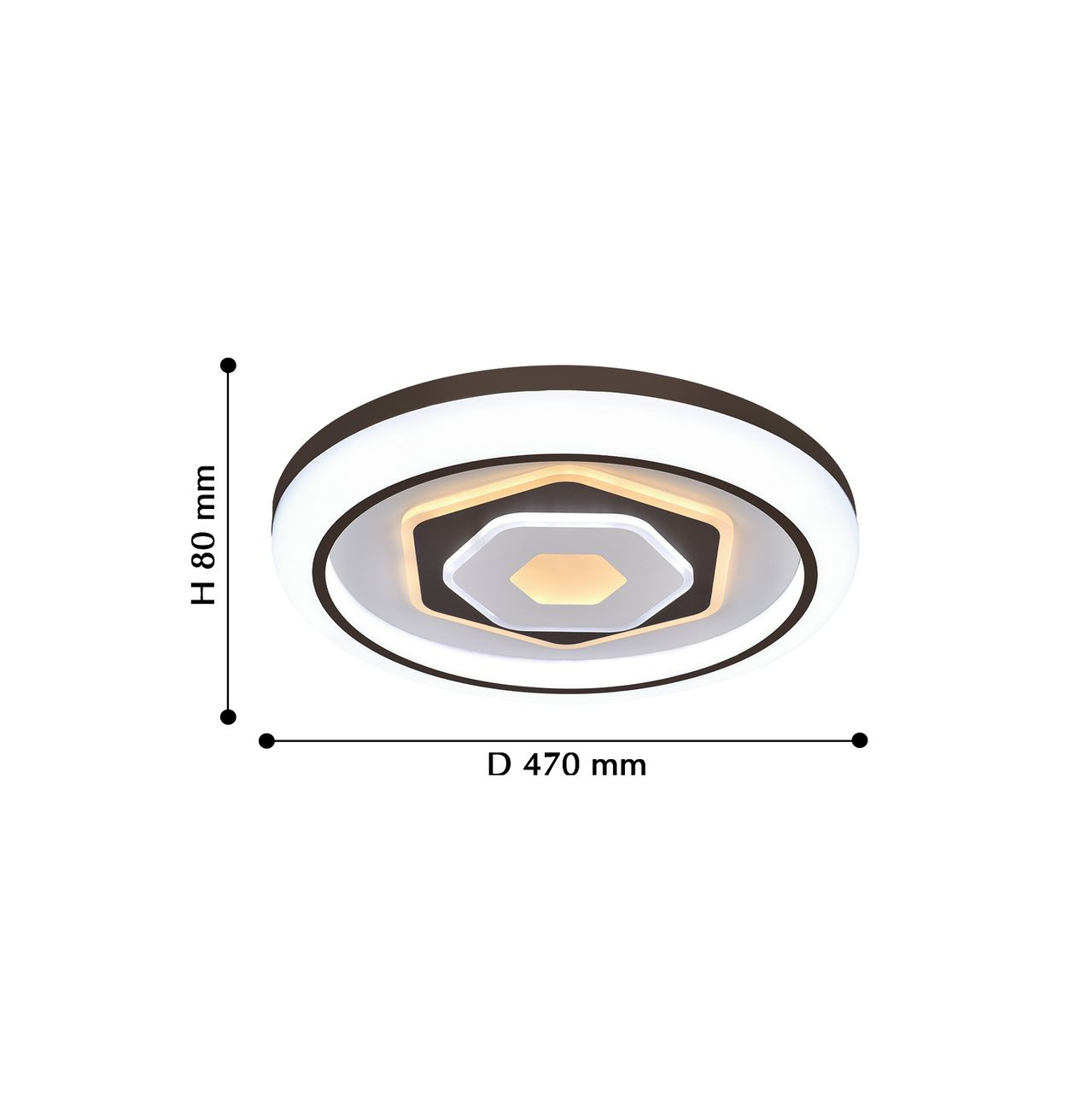 Потолочный светодиодный светильник F-Promo Lamellar 2456-5C