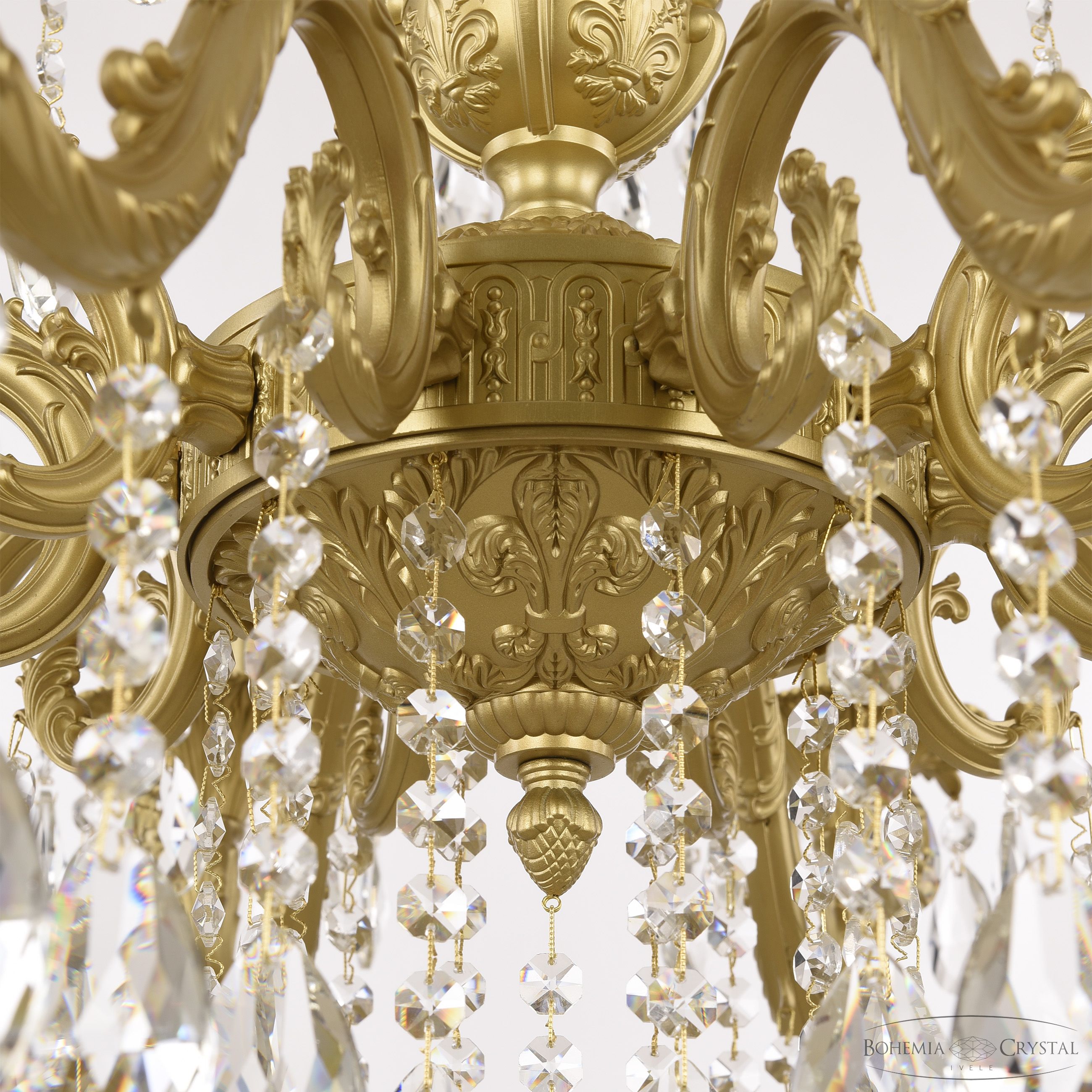Подвесная люстра Bohemia Ivele Crystal AL79101/10+5/250/2D A AG