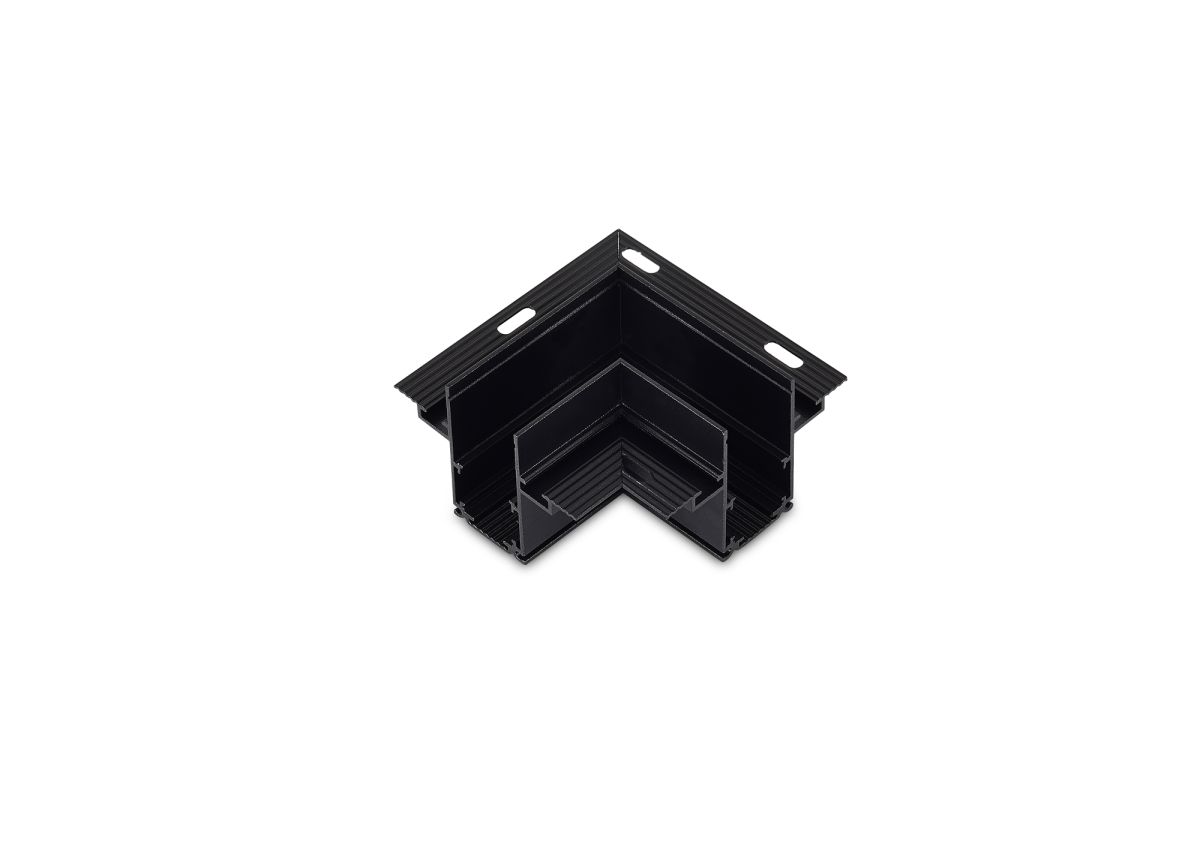 L-образный угол-соединитель для встраиваемого шинопровода Donolux Space-track System L corner12InB