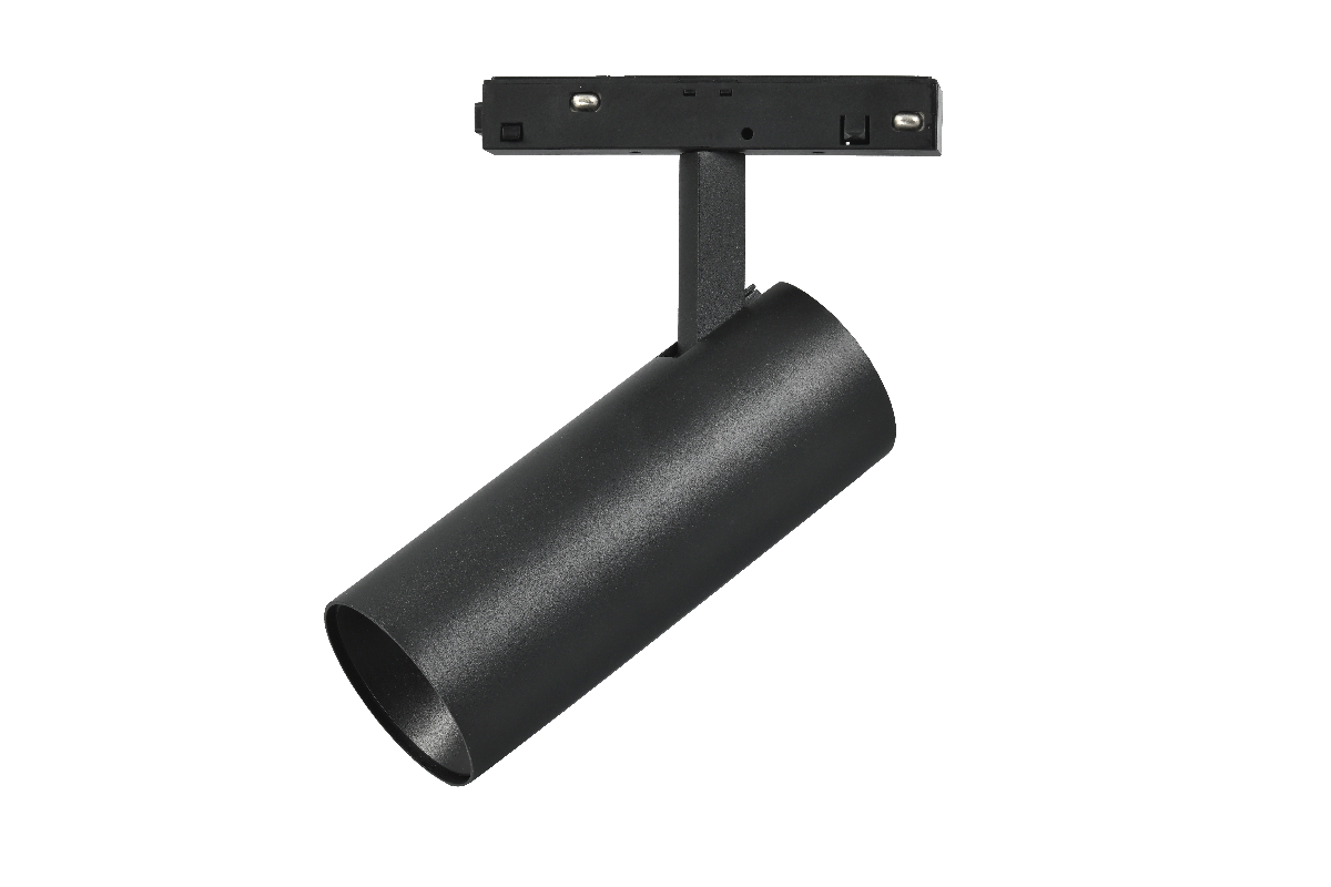 Трековый магнитный светильник iLedex Vision 4822-006-D55-18W-38DG-3000K-BK