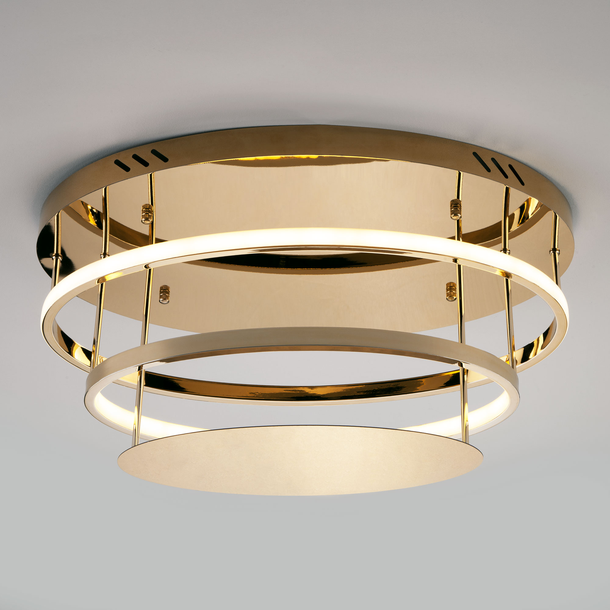 Потолочный светодиодный светильник Eurosvet Chic 90160/2 золото