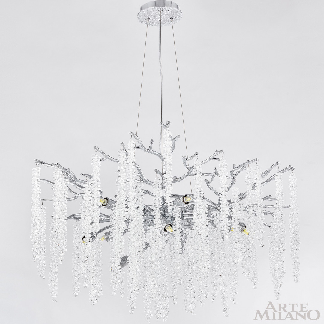 Подвесная люстра Arte Milano Milan 230901/D760/10/A Cr