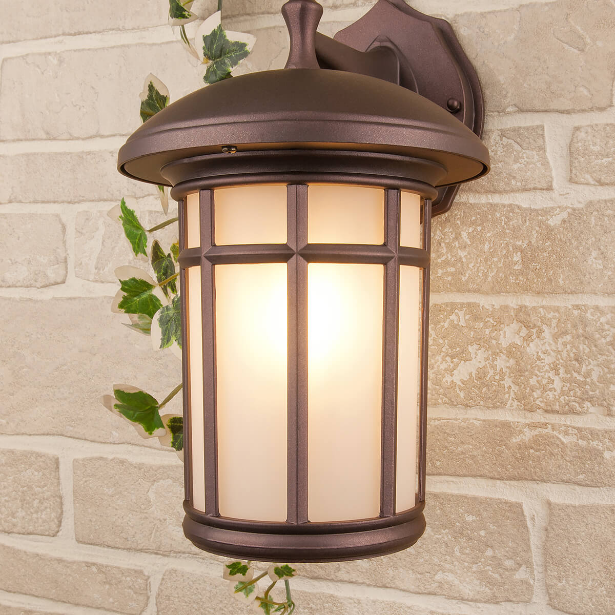 Уличный настенный светильник Elektrostandard Lepus D кофейное золото GL 1016D 4690389135675