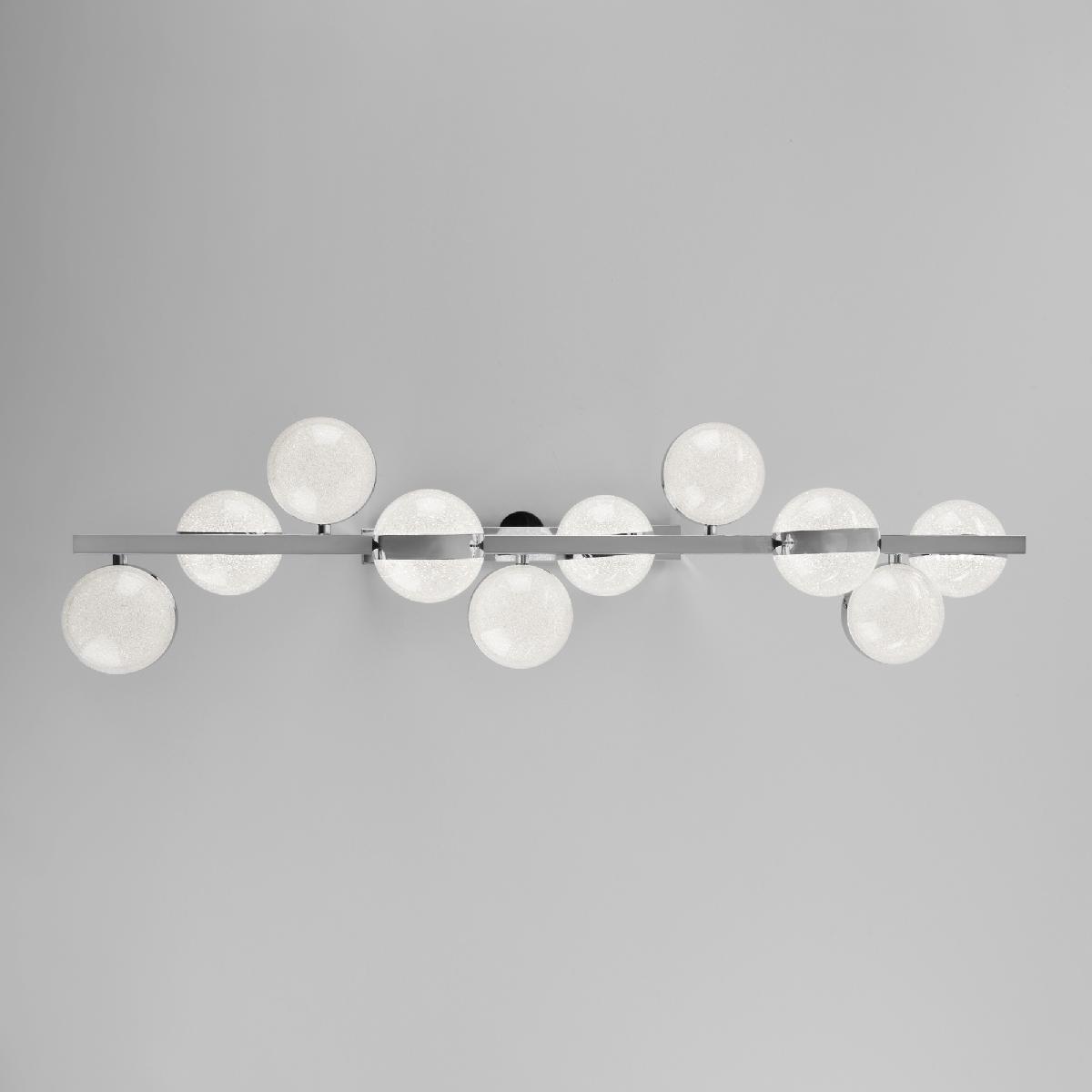 Подвесной светодиодный светильник Eurosvet Monica 90173/10 хром