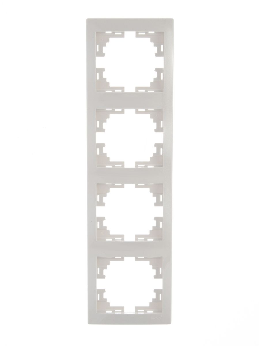 Рамка 4-местная вертикальная Lezard Mira 701-0200-154