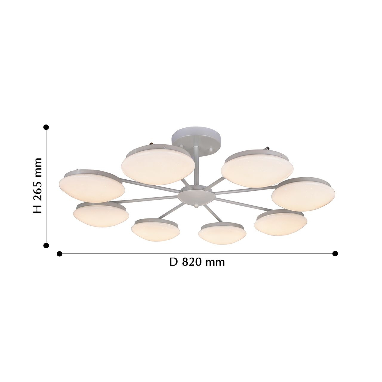 Потолочная светодиодная люстра F-Promo Ledante 2475-8P