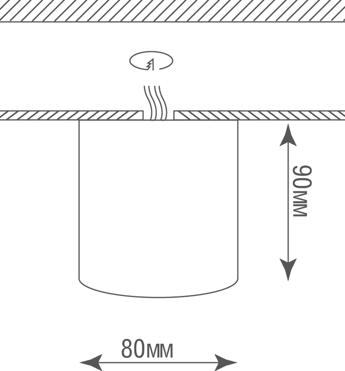 Накладной светильник Donolux Basis DL18613R1W