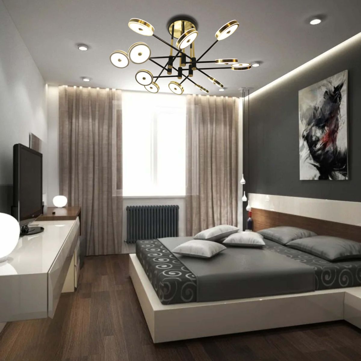 Потолочная люстра Alfa Light F3224-34