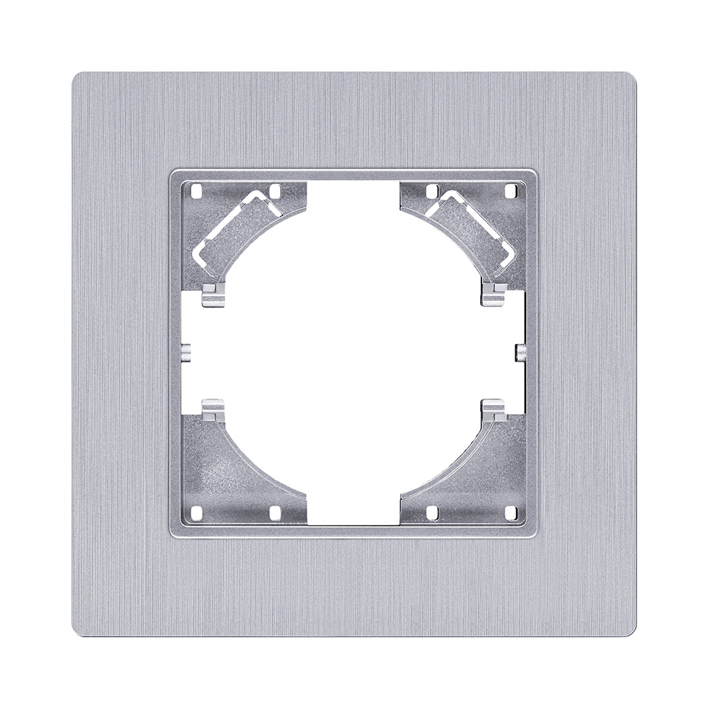 Рамка 1-постовая, серый Kollinger Eleganz Plex EP1GY