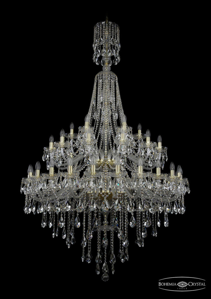 Подвесная люстра Bohemia Ivele 1415/24+12+6/460/XL-213/2d/G