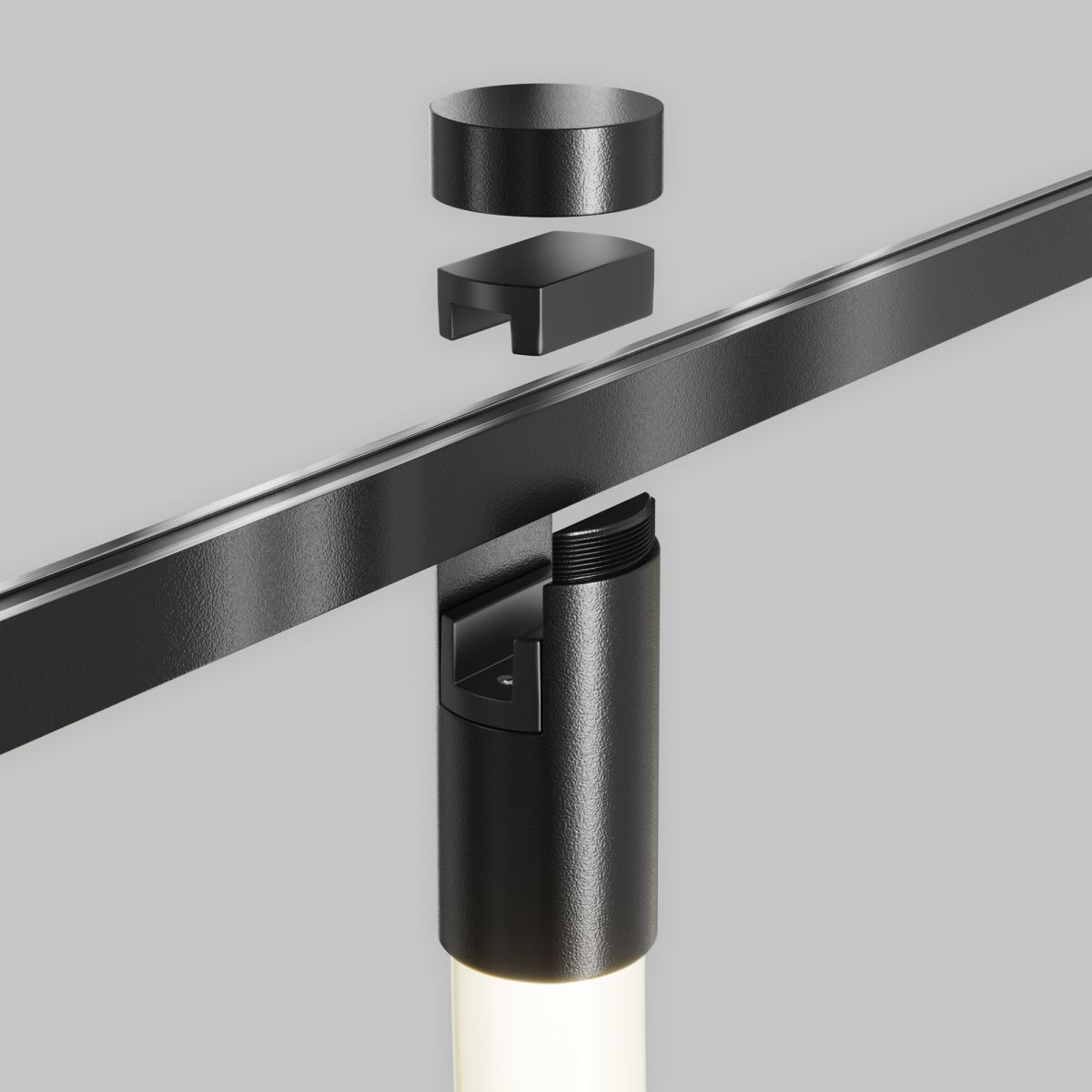 Трековый магнитный светильник Maytoni Technical Tau Flarity TR154-1-27W4K-B