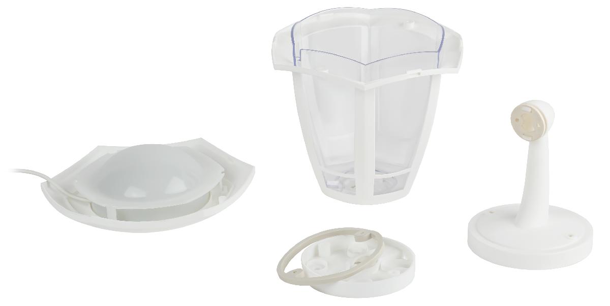 Уличный настенный светильник Эра ДБУ 07-8-006 У1 «Дели 3» белый Б0057515