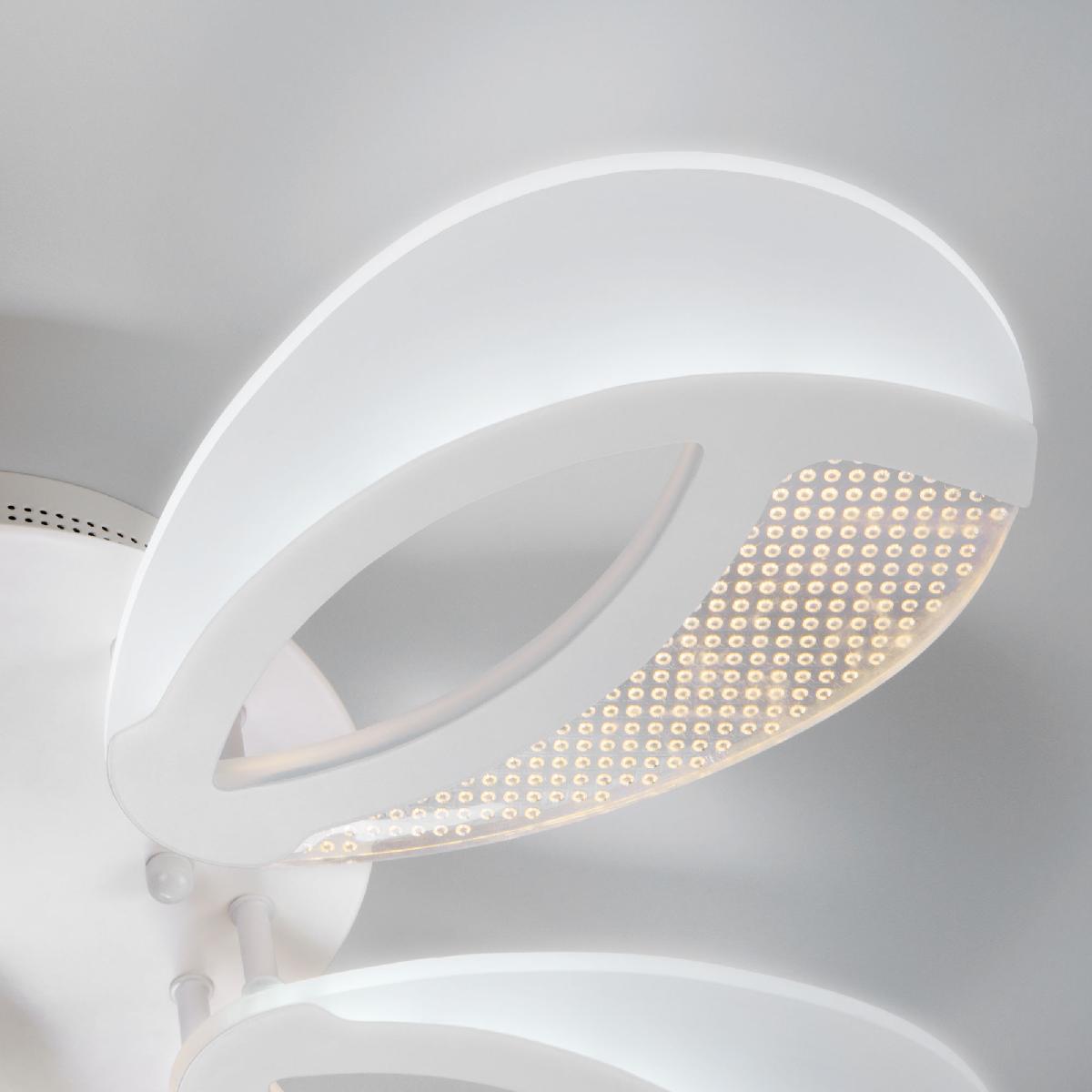 Потолочный светодиодный светильник Eurosvet Flake 90140/5 белый