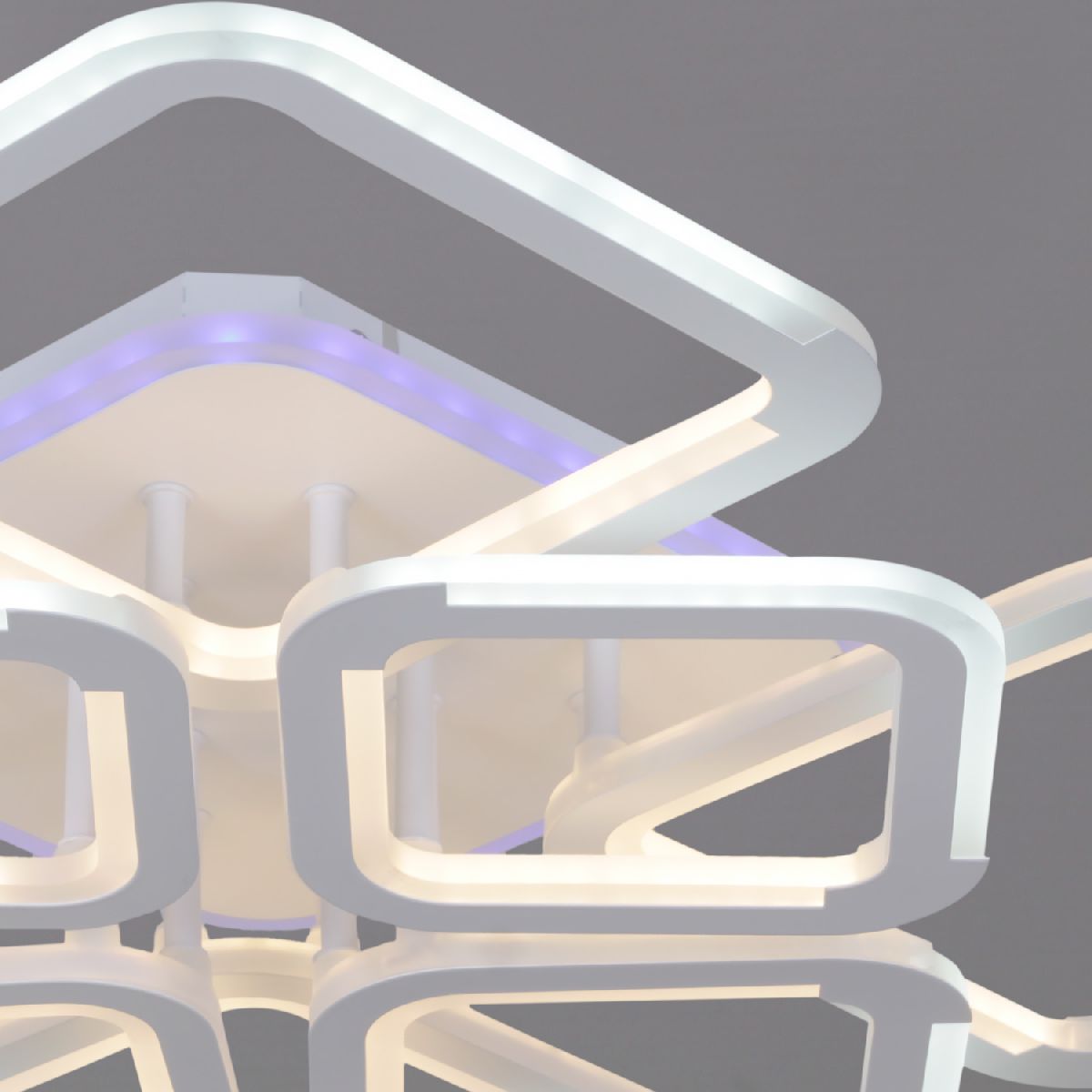 Потолочная люстра Reluce 09821-3.3-4+4 WH (RGB)