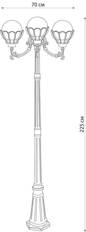 Садовый светильник шар Feron PL5059 11561