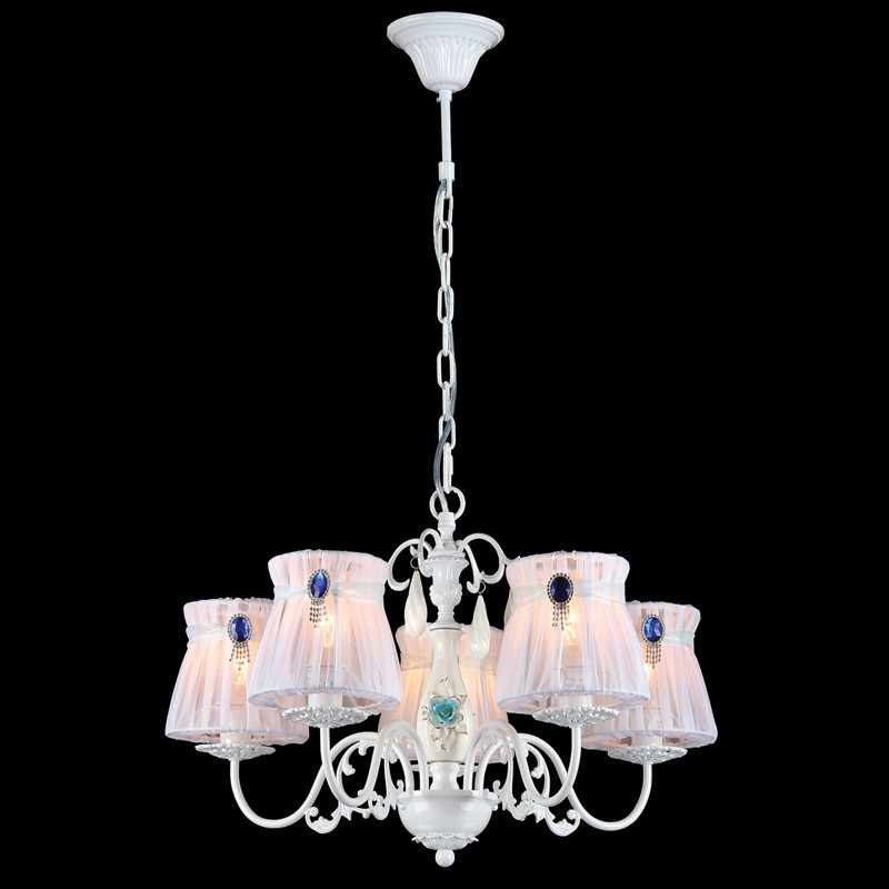 Подвесная люстра Natali Kovaltseva Natali 10425/5C WHITE GOLD