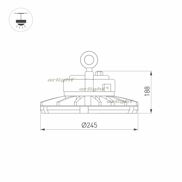 Подвесной светильник Arlight Fenix 031693