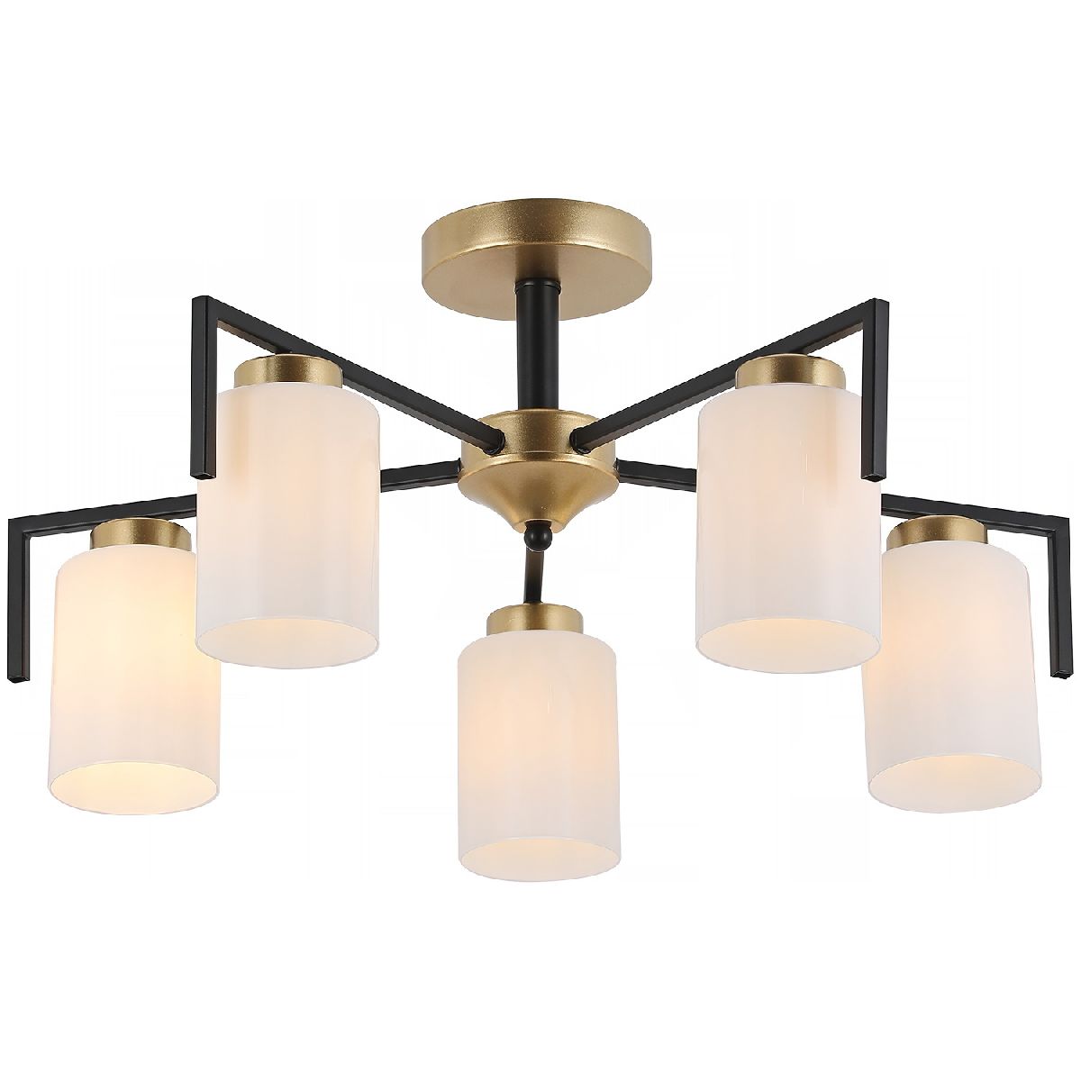 Люстра на штанге Illumico IL8250-5COU-79 BK GD