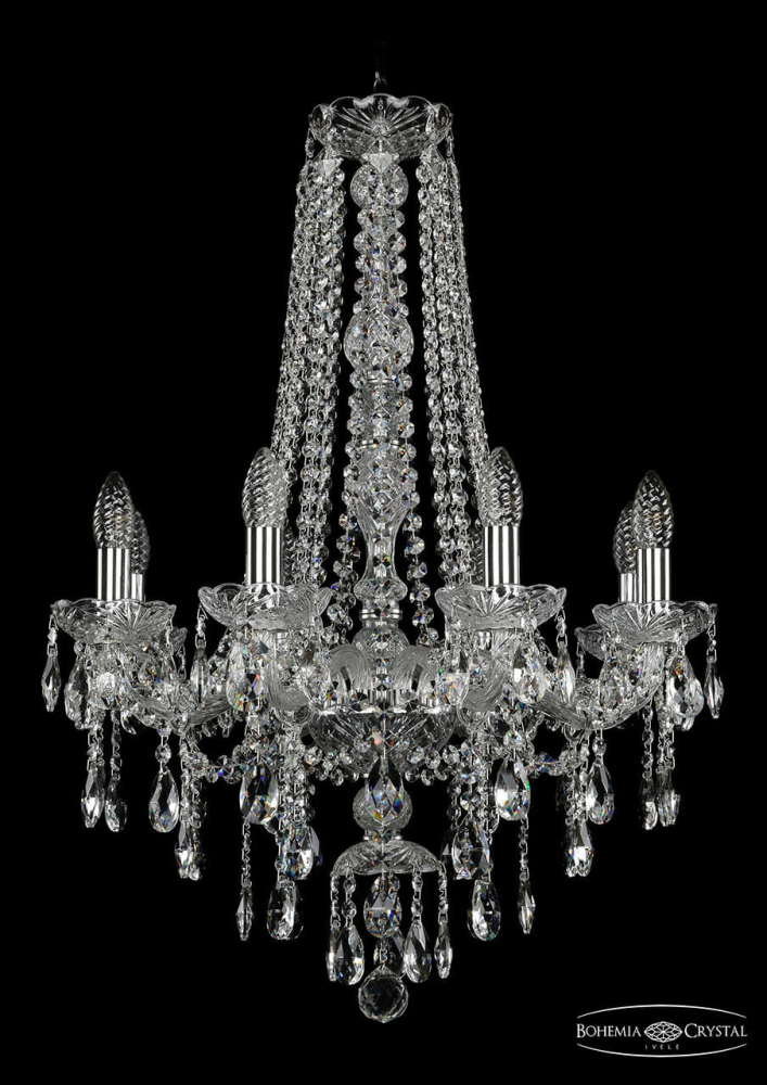 Подвесная люстра Bohemia Ivele 1415/8/200/h-76/Ni