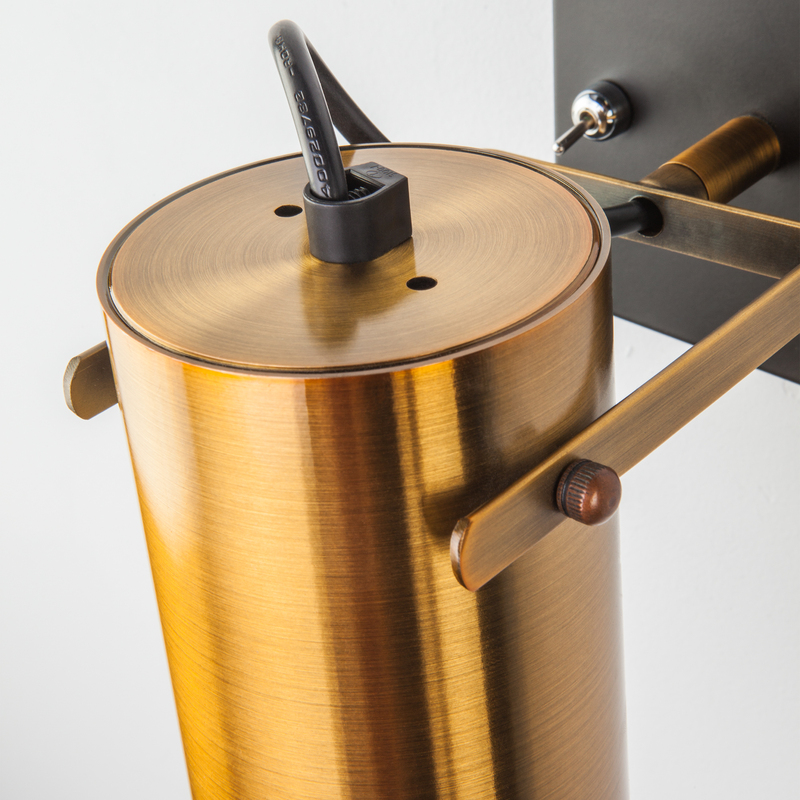 Настенный светодиодный светильник Eurosvet Bronze 20063/1 LED античная бронза