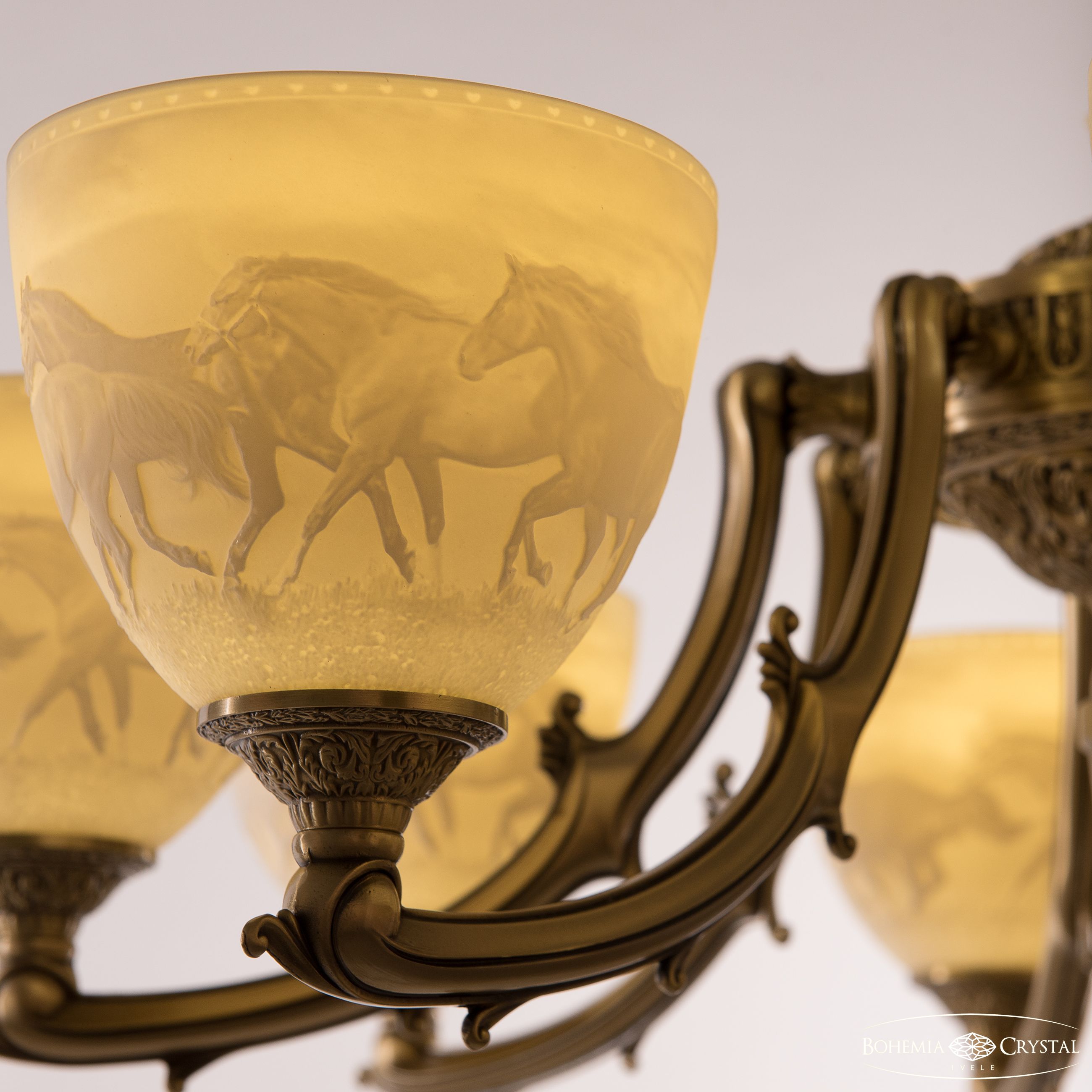 Торшер Bohemia Ivele Crystal Verona 72009T/8/210 FP P1 U Horse