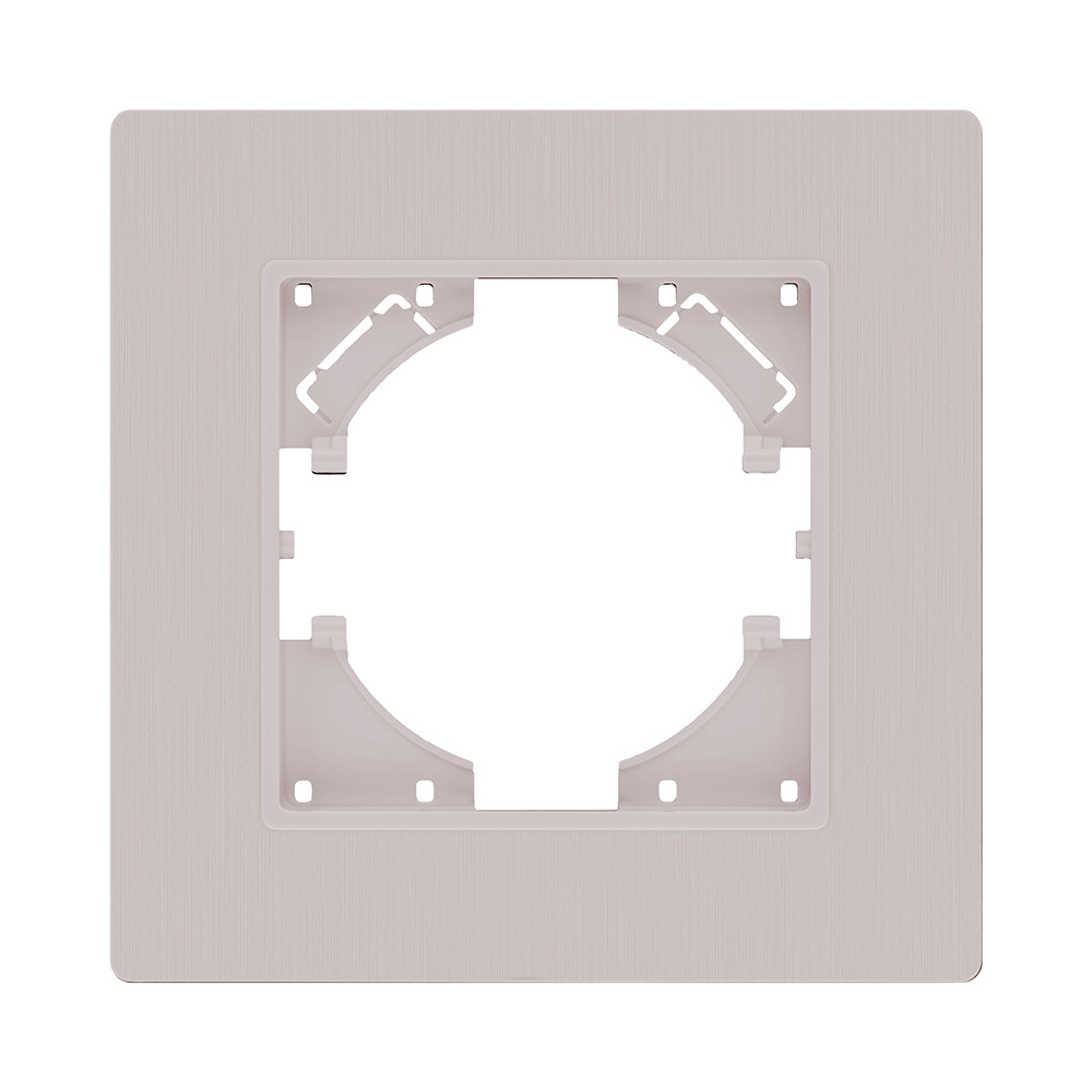 Рамка 1-постовая, кашемир матовый Kollinger Eleganz Plex EP1CM