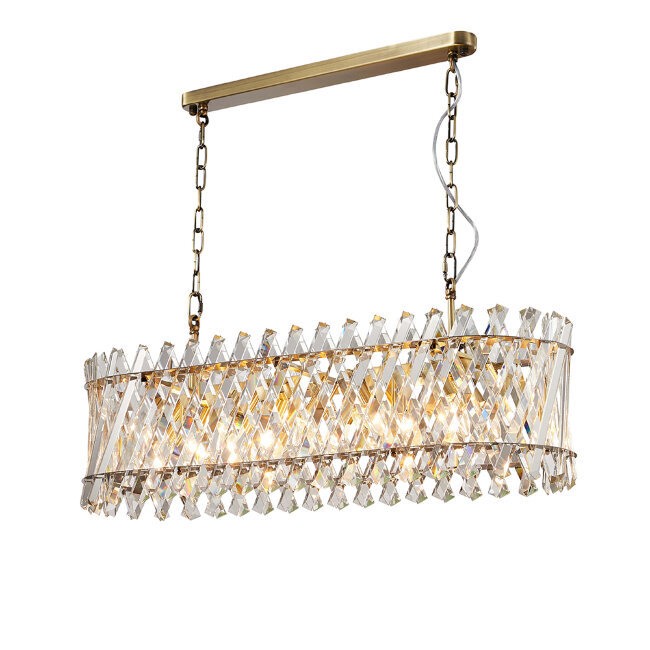 Подвесная люстра Lumien Hall Pauline LH0044/10PO-BR-CL