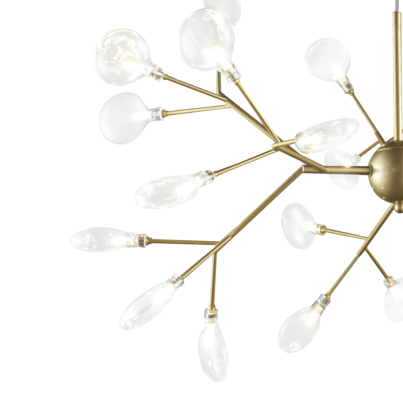 Подвесная люстра Natali Kovaltseva GRACE 75125/27С GOLD SATIN