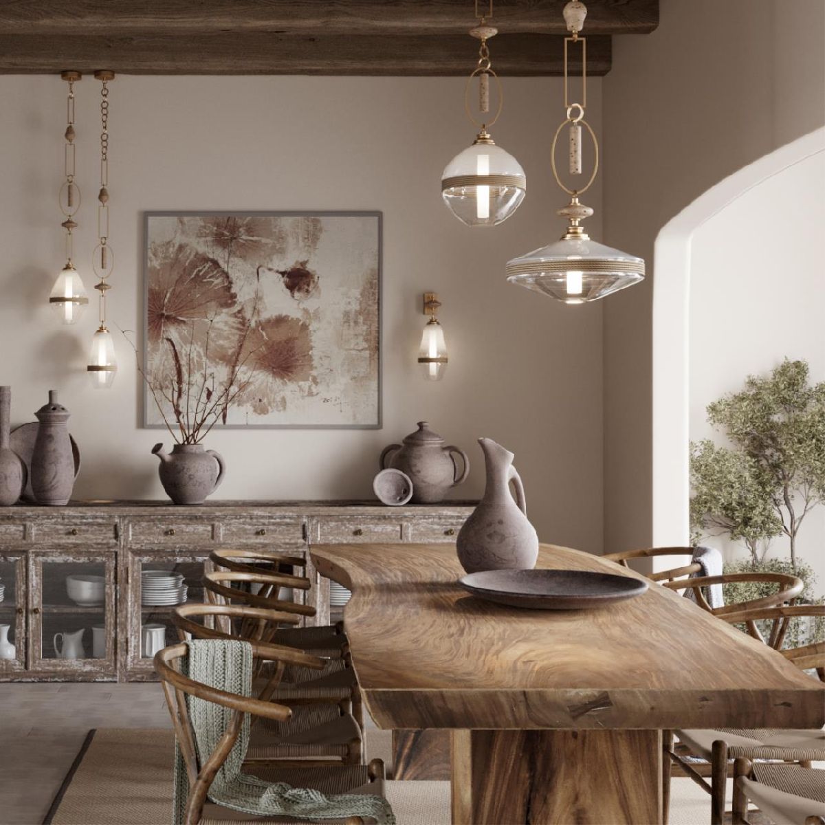 Подвесной светильник Odeon Light Pendant Krema 5441/1C