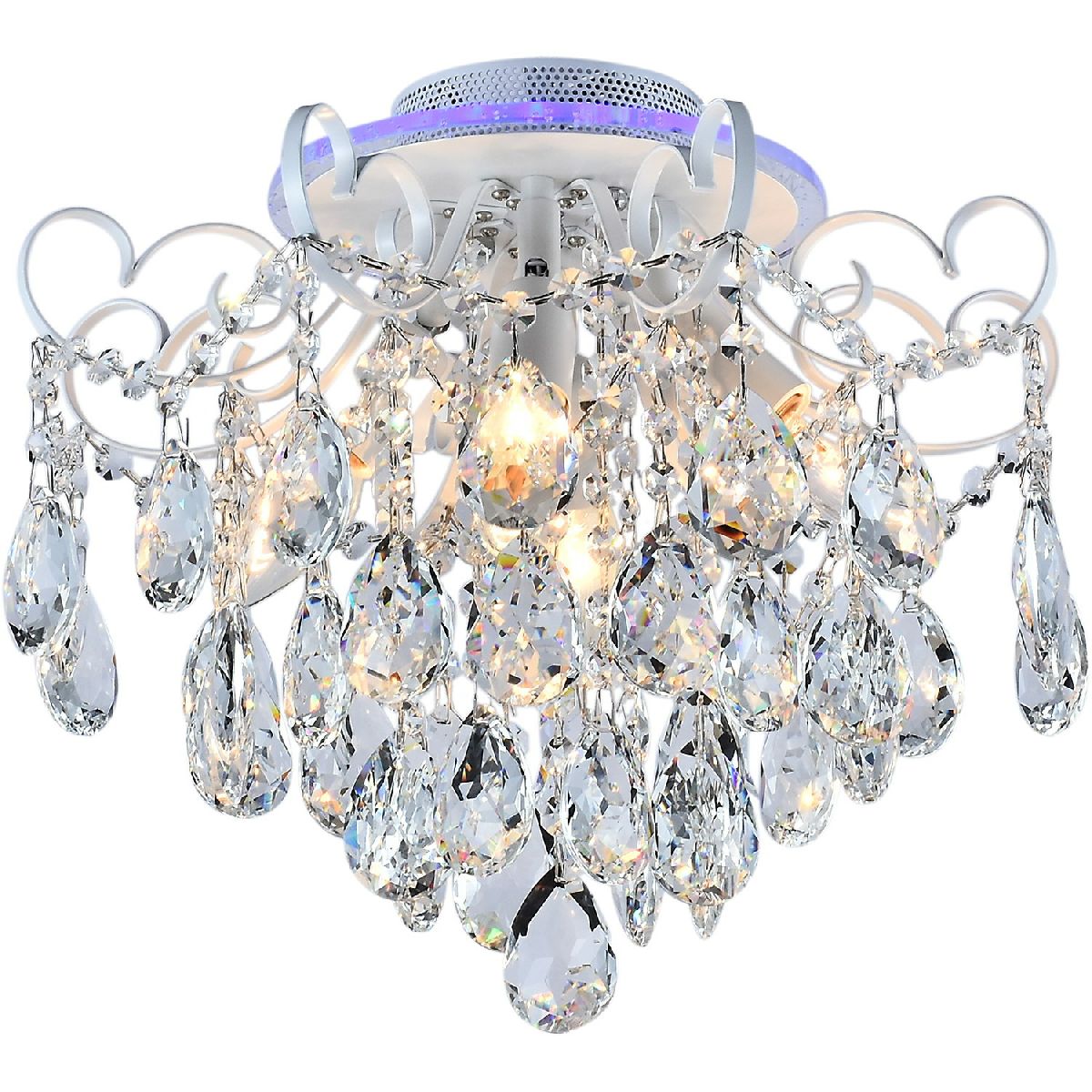 Потолочная люстра Reluce 04024-0.3-04 WH+SILVER PN+RGB