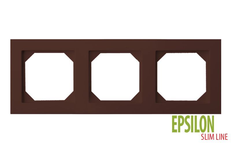 Рамка трехместная Liregus Epsilon 28-153