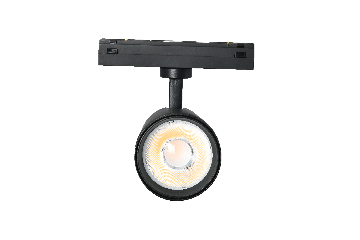 Трековый магнитный светильник для натяжного потолка iLedex Vision 4825-048-D70-20W-36DG-4000K-BK