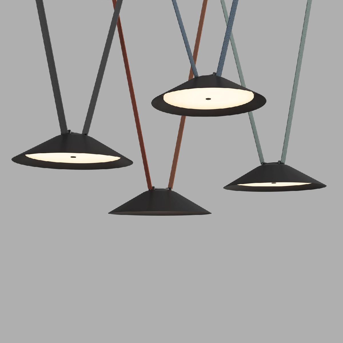 Трековый однофазный светильник Denkirs Belty Flow DK5565-BK