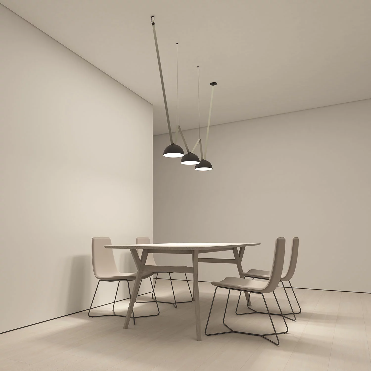 Трековый однофазный светильник Denkirs Belty flow DK5560-BK