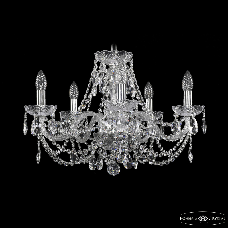 Подвесная люстра Bohemia Ivele Crystal 1406/5/195 Ni