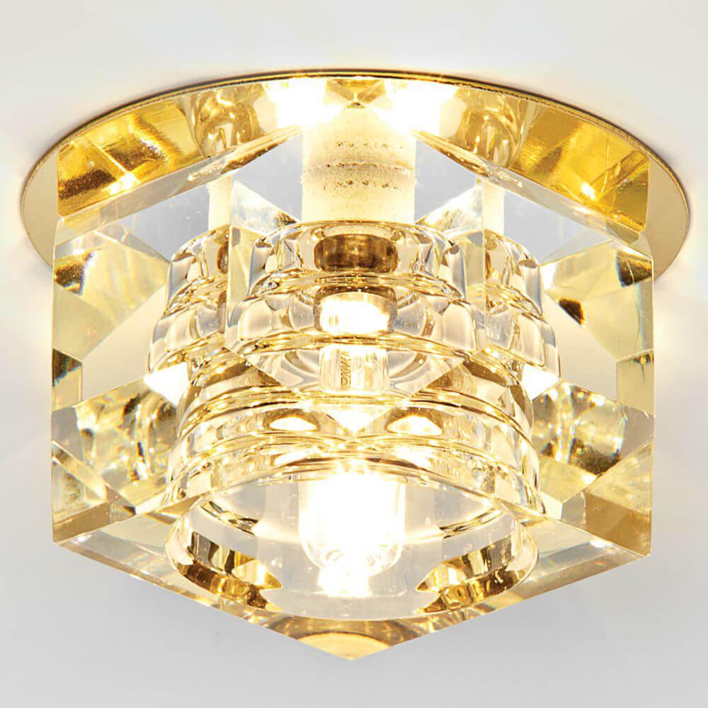 Встраиваемый светильник Ambrella Light Desing D605 CL/CH