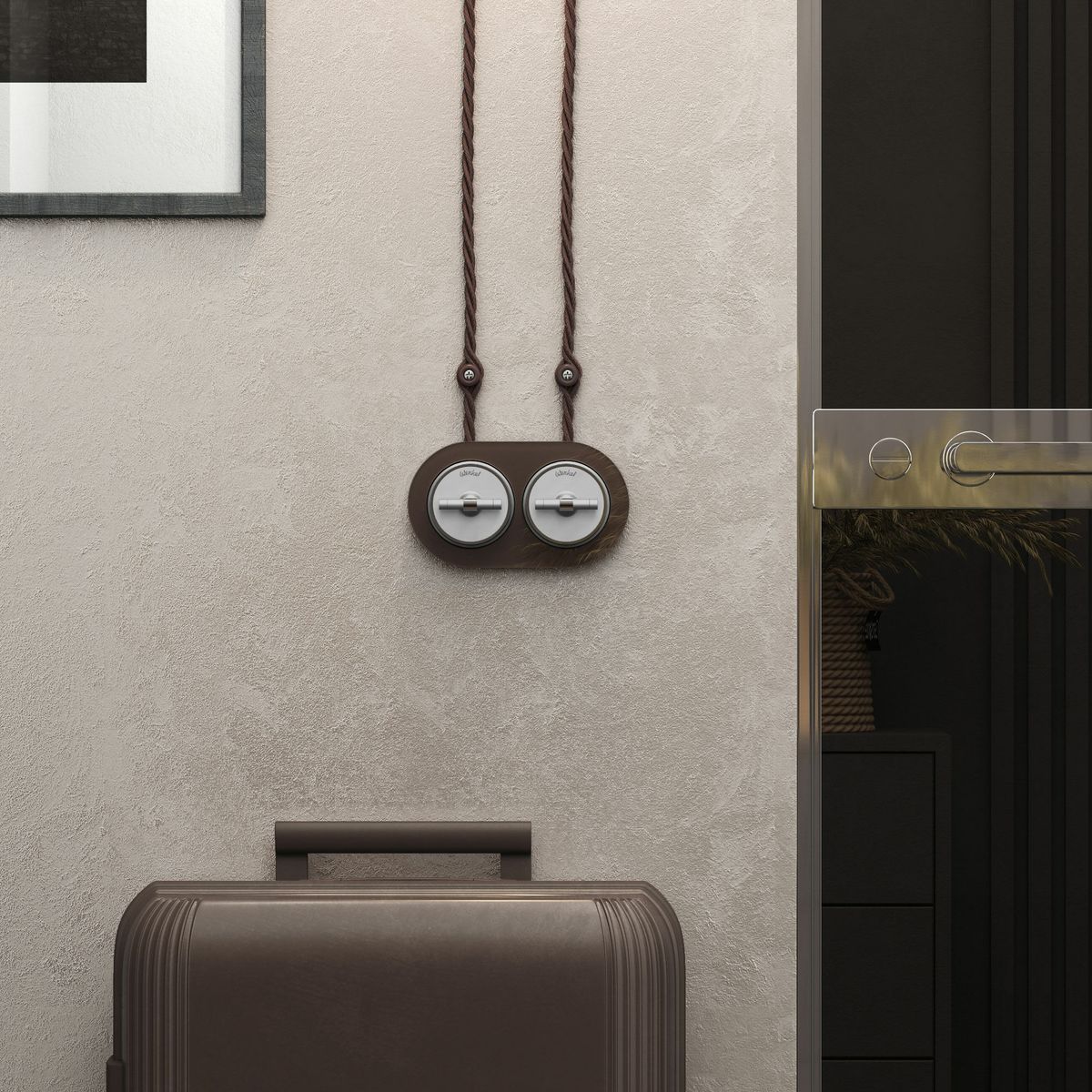 Переключатель одноклавишный Werkel Vintage 4690389174025 W5812050