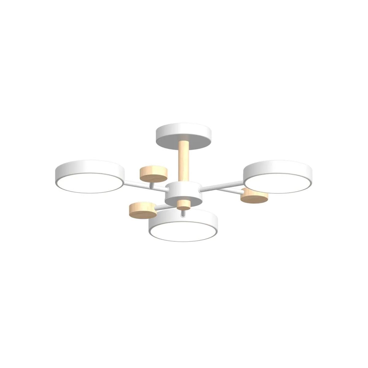 Люстра на штанге LED4U L3203-620 WH