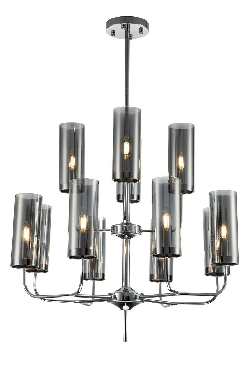 Люстра на штанге Indigo Balletto 13014/12R Chrome V000259