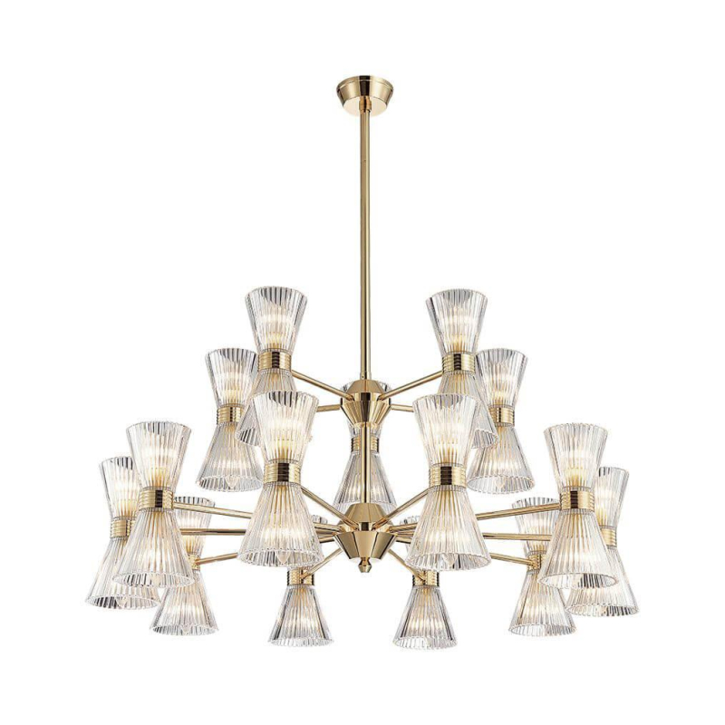 Подвесная люстра Newport 3610+5/C Gold М0061093