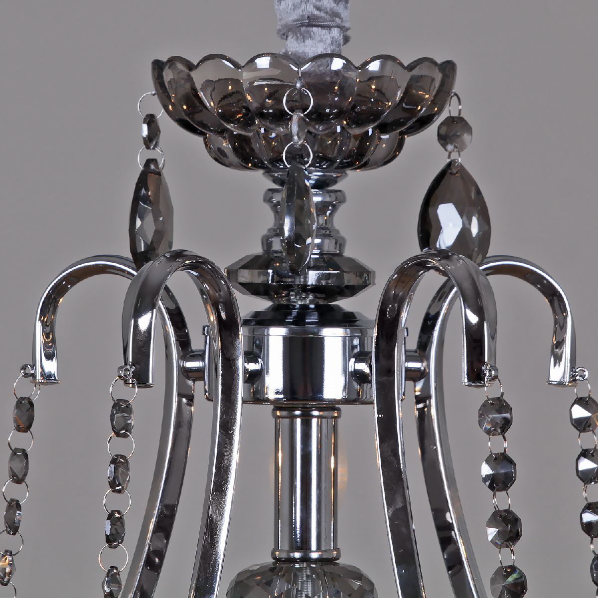 Подвесная люстра Reluce 06933-0.4-05 CR+BK