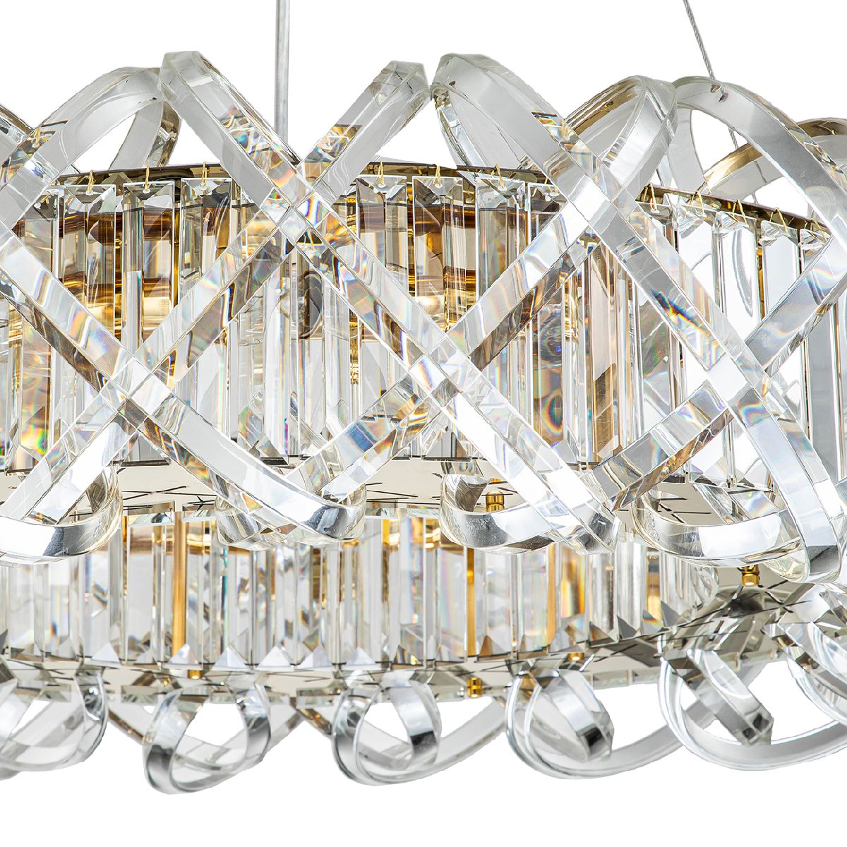 Подвесная люстра Indigo Braccia 12007/10P Gold V000399