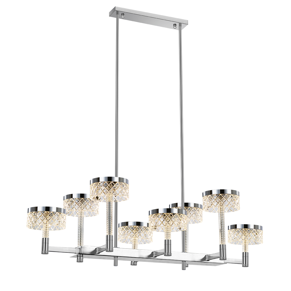 Подвесная люстра Delight Collection MD21020075 MD21020075-8B chrome