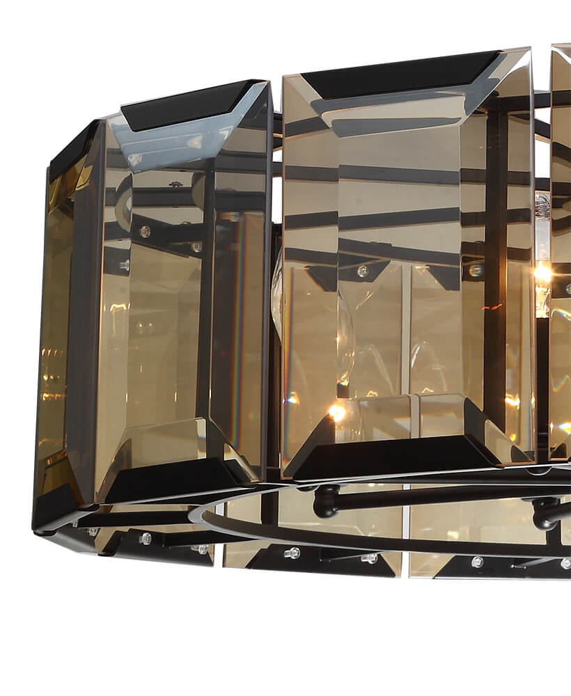 Подвесная люстра Lumien Hall Талия 3002/8P-BK-CGN