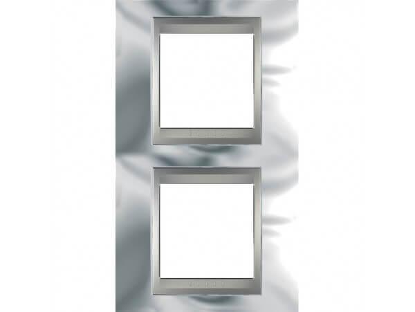 Рамка 2-постовая Schneider Electric Unica Хамелеон MGU66.004.810