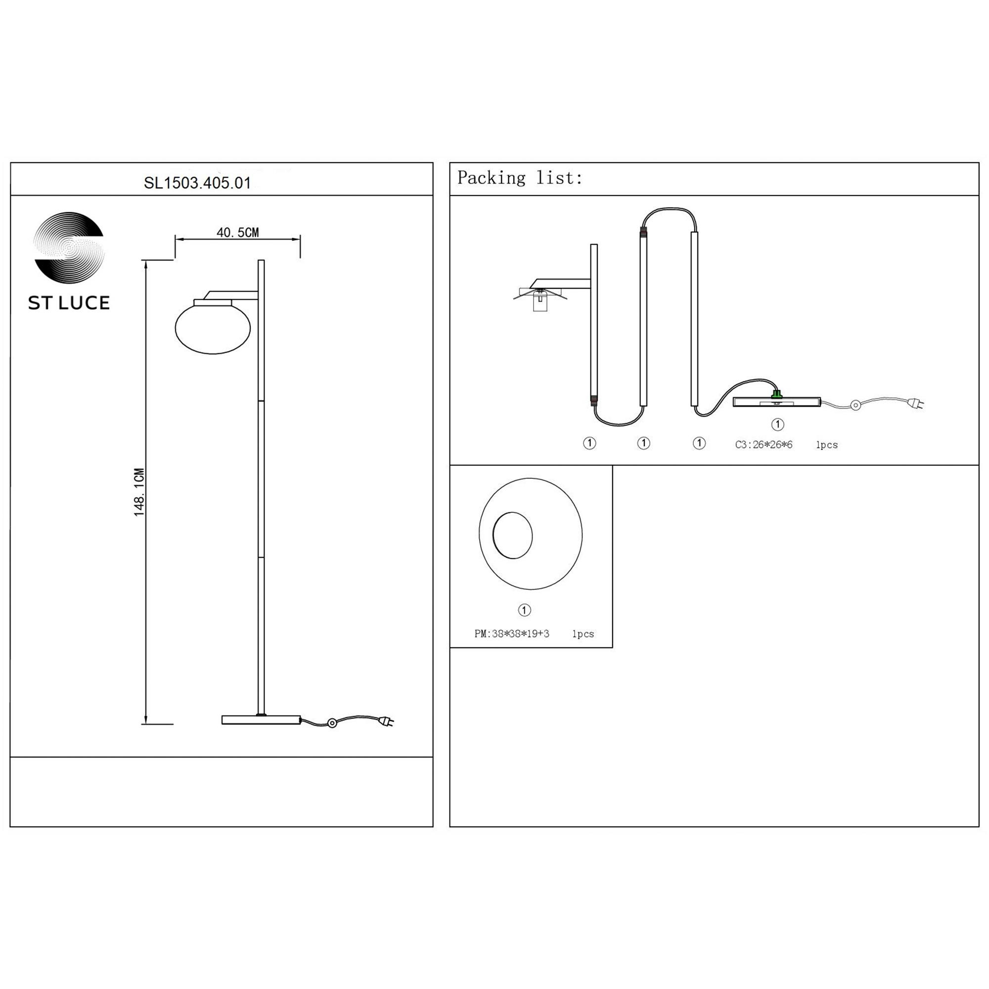 Торшер ST Luce Modica SL1503.405.01