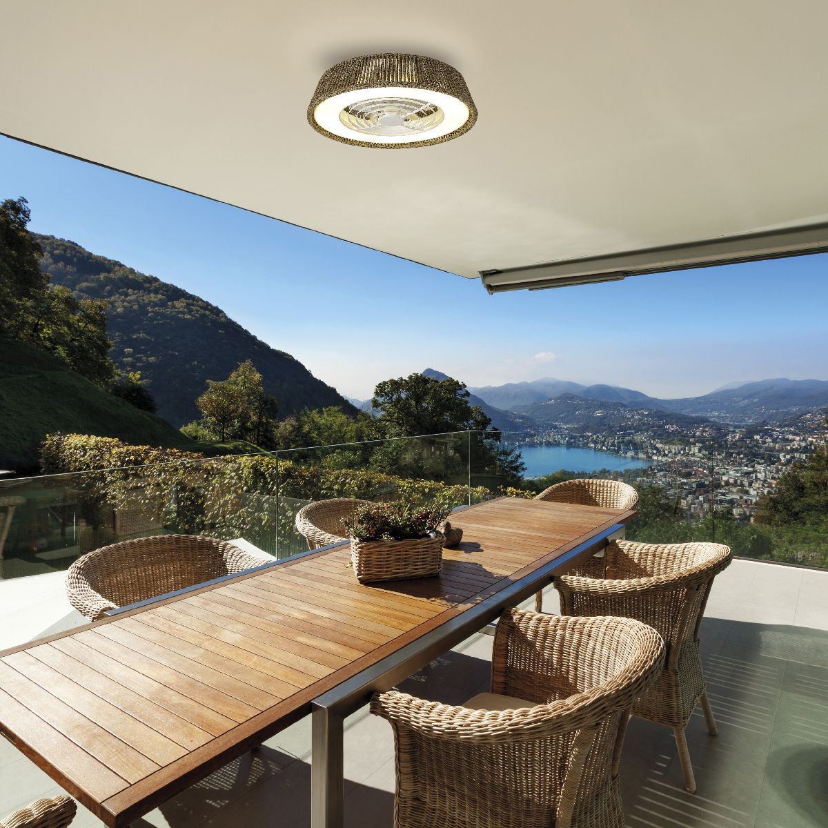 Люстра-вентилятор Mantra Polinesia 8228