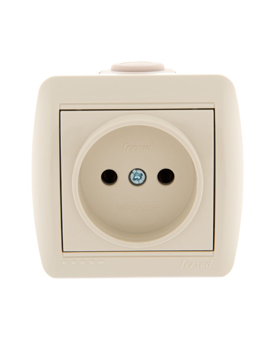 Розетка б/з Lezard Nata 710-0300-121