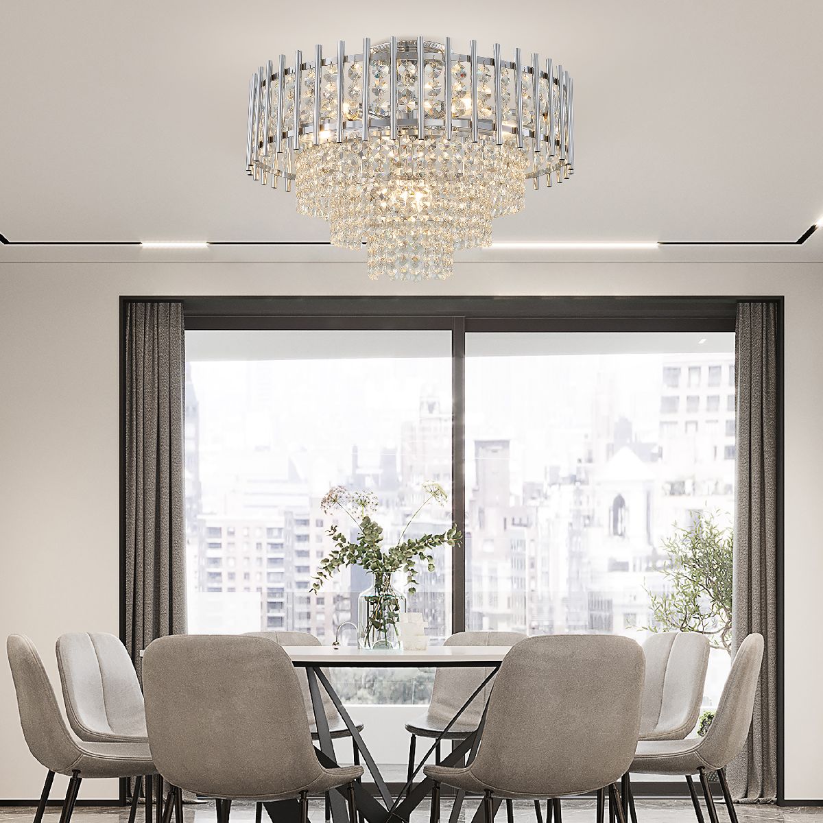 Потолочная люстра Arte Milano Sorrento 376109/7/30/490 CR